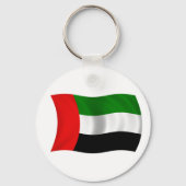 Wave UAE Flag Schlüsselanhänger (Vorderseite)