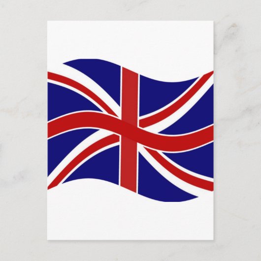 Wave Union Jack Postkarte (Vorderseite)