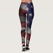 Wave USA Flag Leggings (Rückseite)