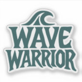 Wave Warrior Aufkleber (Vorderseite)