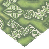 Wave Warrior Hawaiian Primitive Tapa Kurzer Tischläufer (Ecke)