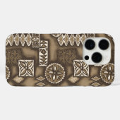 Wave Warrior Hawaiian Tapa Case-Mate iPhone Case (Rückseite (Horizontal))