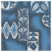 Wave Warrior Hawaiian Tapa Stoff (Nahaufnahme)