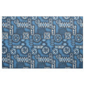 Wave Warrior Hawaiian Tapa Stoff (Fat Quarter (45,7 x 55,9 cm))