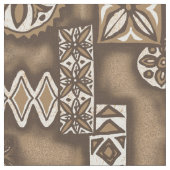 Wave Warrior Hawaiian Tapa Stoff (Nahaufnahme)