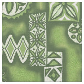 Wave Warrior Hawaiian Tapa Stoff (Nahaufnahme)
