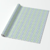 Wave Weave in Schiefer und Grün Geschenkpapier (Ungerollt)
