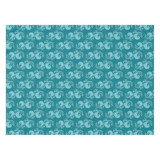 Wave Wirbel Tischdecke (Vorderseite (Horizontal))