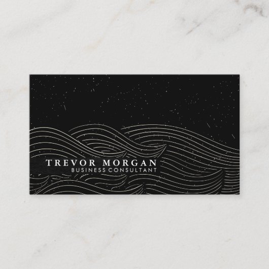 Wave Wirbel Visitenkarte (Vorderseite)