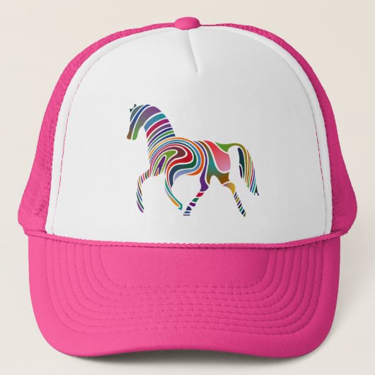 Waved Horse Cap Truckerkappe (Vorderseite)
