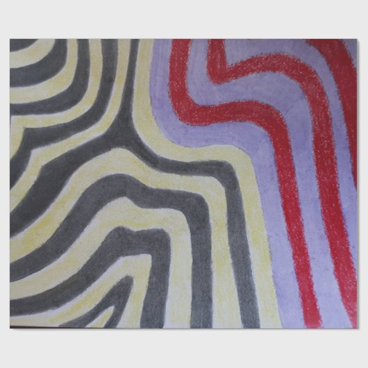 Wavefarben Geschenkpapier (Flach)