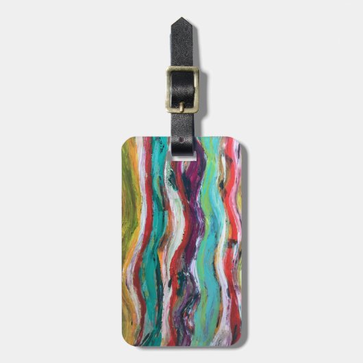 Wavelength Luggage Tag Gepäckanhänger (Vorderseite vertikal)