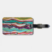 Wavelength Luggage Tag Gepäckanhänger (Rückseite horizontal)