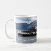 Waverley Paddle Steamer vor Schottland Kaffeetasse (Links)