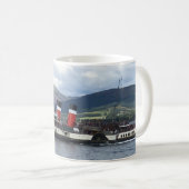 Waverley Paddle Steamer vor Schottland Kaffeetasse (VorderseiteRechts)