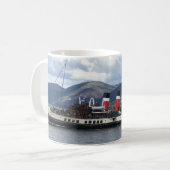 Waverley Paddle Steamer vor Schottland Kaffeetasse (Vorderseite Links)