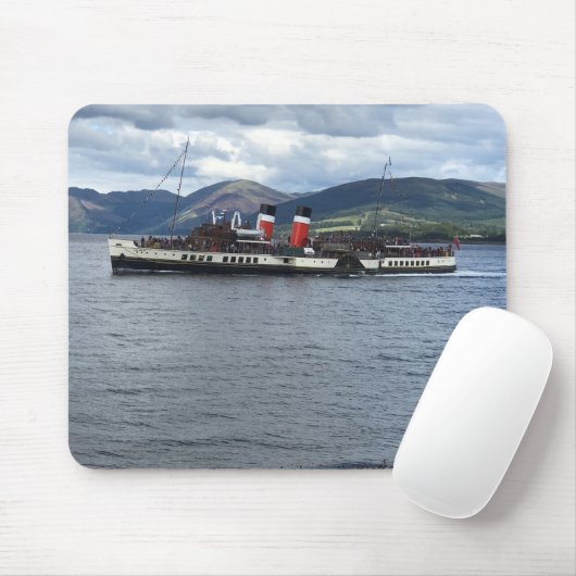 Waverley Paddle Steamer vor Schottland Mousepad (Mit Mouse)