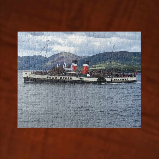 Waverley Paddle Steamer vor Schottland Puzzle