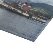 Waverley Paddle Steamer vor Schottland Schneidebrett (Ecke)
