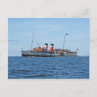 Waverly Paddeldämpfer Postkarte