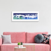 WAVES #2 LEINWANDDRUCK (Insitu (Wohnzimmer))