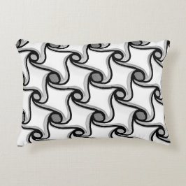 Waves 3D-Muster Dekokissen