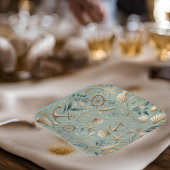 Waves 7-Zoll-Papierplatte aus dem Perlenodel Pappteller