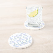 Waves Ahoy Custom Getränkeuntersetzer (Seite)