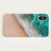 Waves am Sandy Beach Case-Mate iPhone Hülle (Rückseite (Horizontal))