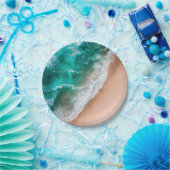 Waves am Sandy Beach Pappteller (Party)