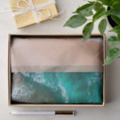 Waves am Sandy Beach Seidenpapier (Geschenk)