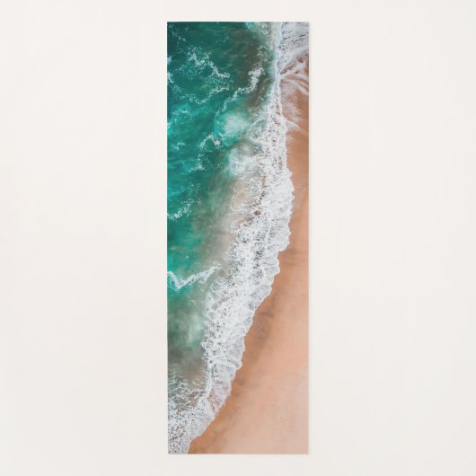Waves am Sandy Beach Yogamatte (Vorderseite)