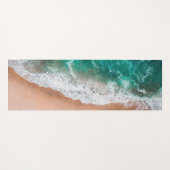 Waves am Sandy Beach Yogamatte (Vorderseite (Horizontal))