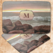 Waves and Boulders 0893 Badematte