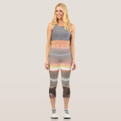 Waves and Boulders 0893 Capri Leggings (Vorderseite)