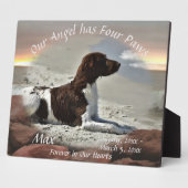 Waves and Boulders Pet Memorial 0893 Fotoplatte (Seite)