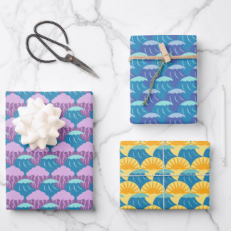 Waves and Weather Geschenkpapier Set