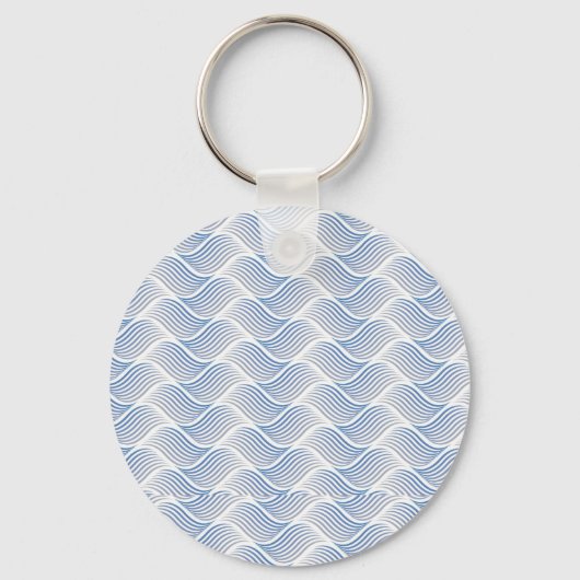 Waves Anpassbarer Schlüsselanhänger (Rückseite)