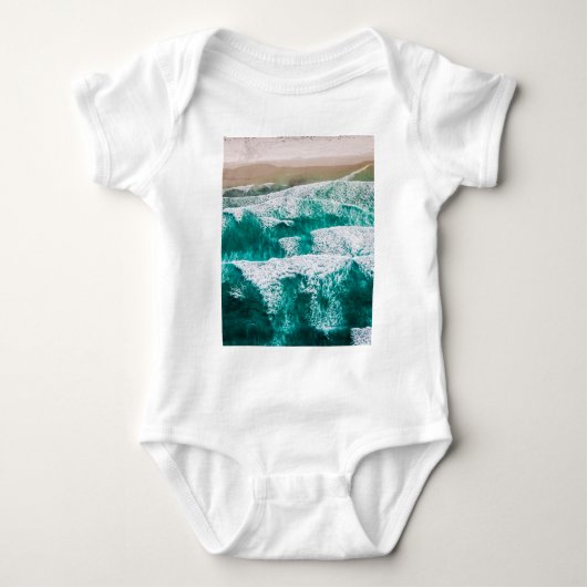 Waves Baby Strampler (Vorderseite)