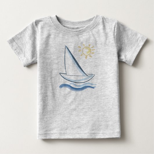 Waves Baby T-shirt (Vorderseite)