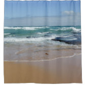 Waves Beach Duschvorhang (Vorderseite)