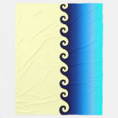 Waves Blanket 60"x80" Fleecedecke (Vorderseite)