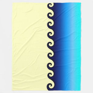 Waves Blanket 60"x80" Fleecedecke