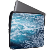 Waves Blue Ocean Summer Beach Laptopschutzhülle (Vorne Rechts)