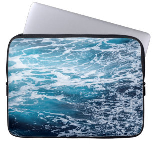 Waves Blue Ocean Summer Beach Laptopschutzhülle