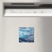 Waves Blue Ocean Summer Beach Magnet (In Situ (Geschirrspüler))