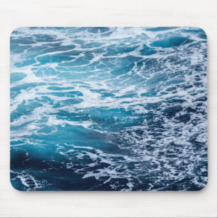 Waves Blue Ocean Summer Beach Mousepad