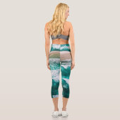 Waves Capri Leggings (Rückseite)