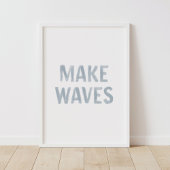 Waves Coastal Beach Dekor Poster