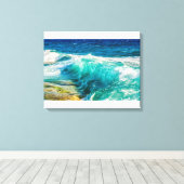 Waves Crashing Leinwand Art (Insitu (Holzboden))